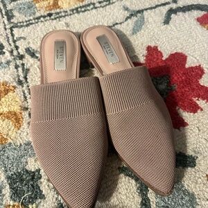 Steven Women's Taupe Knit Mules